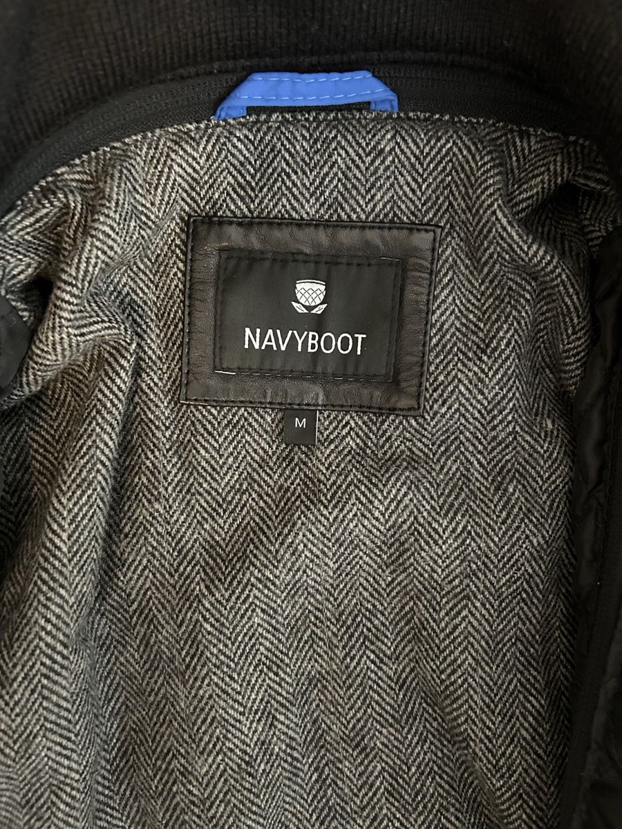 Navyboot Giacche: Navyboot Lederjacke schwarz – Usato da Bern venduto da nih_yc57 1
