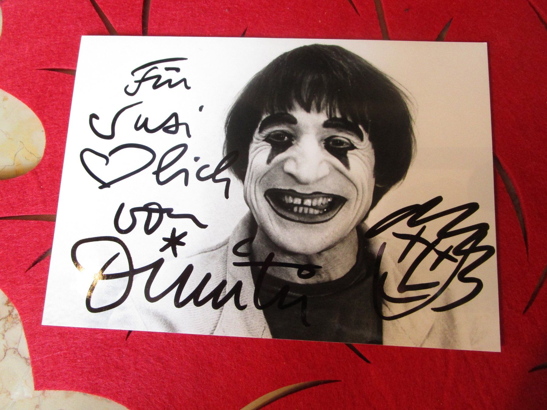 Autografi: DIMITRI LEGENDERER CH CLOWN AUTOGRAMMKARTE ANTIK – Usato da GUTENSWIL venduto da Alpina6
