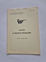 Verzeichnis Hilfsmittel Ordonnanzwaffen 1. Januar 1981