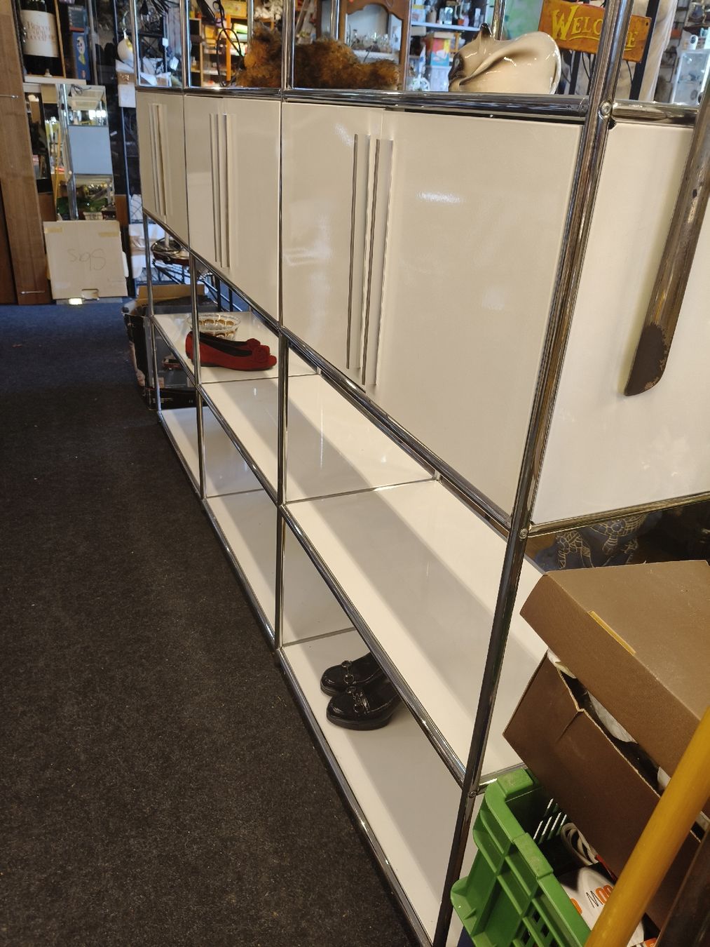 Scaffali: Büro Regal weiss Chrom – Usato da Zwingen venduto da inf_2blh 1