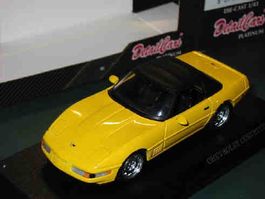 Chevrolet Corvette C4 Cabrio Soft Top * Detail Cars 1:43