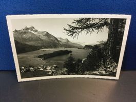 Alte Ansichtskarte Sils-Baselgia im Engadin