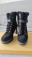 Tommy Hilfiger Black Fur Lined Boots Size 39