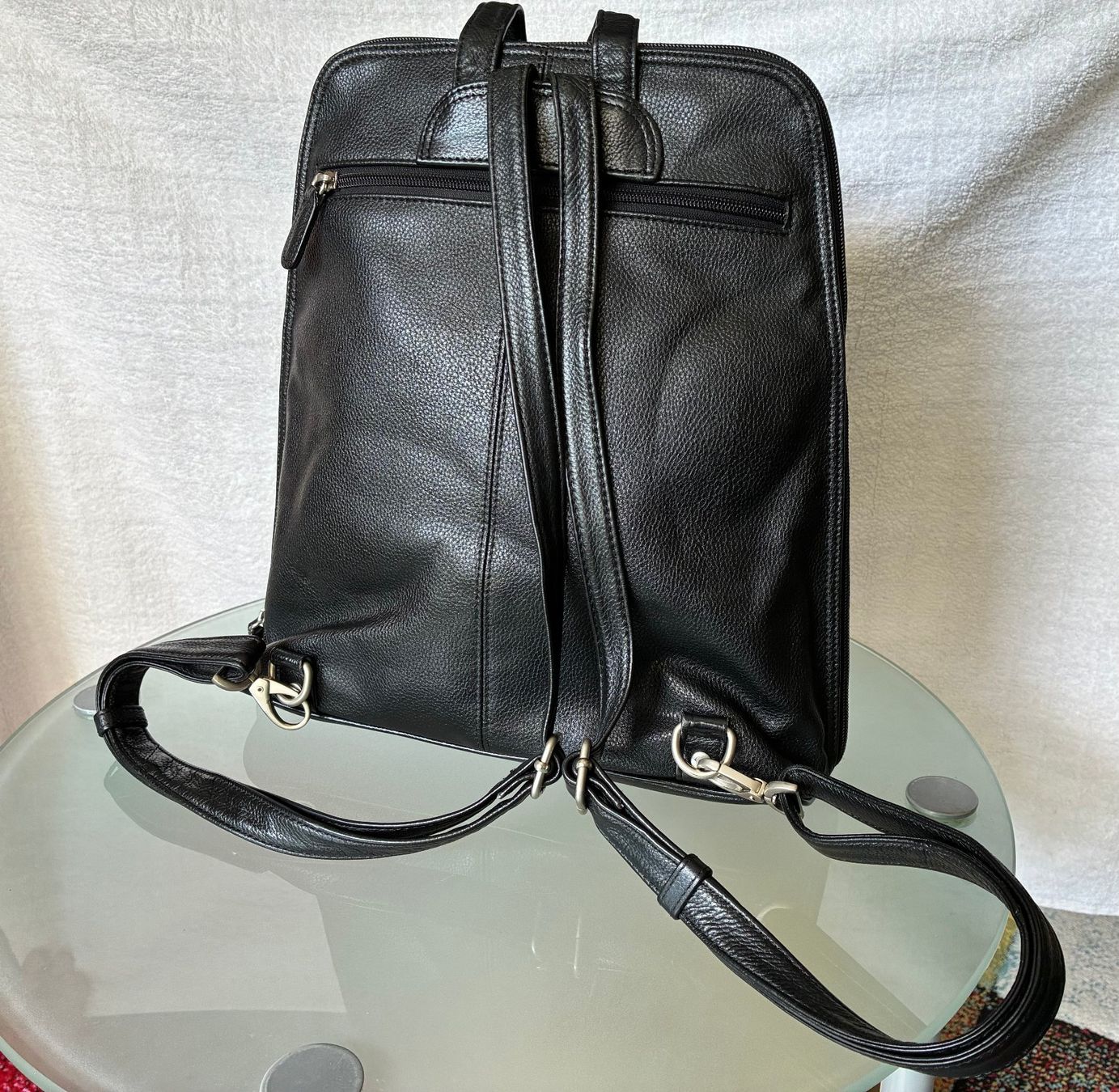 Picard Zaini: Rucksack Leder, schwarz – Usato da Zürich venduto da bca_p7s9 2