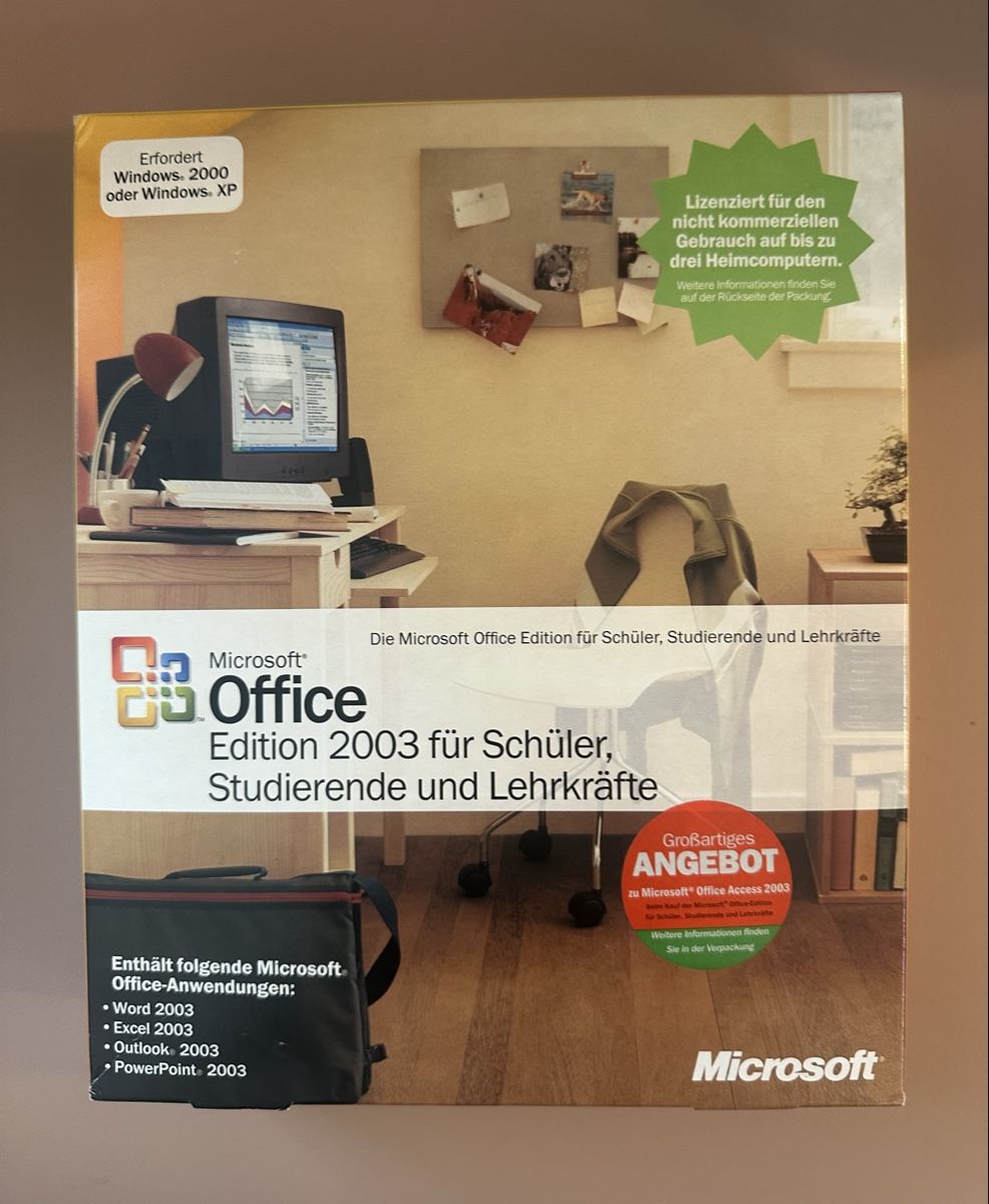 Microsoft Applications: Microsoft Office Edition 2003 – D'occasion à Oberwil BL par orsay