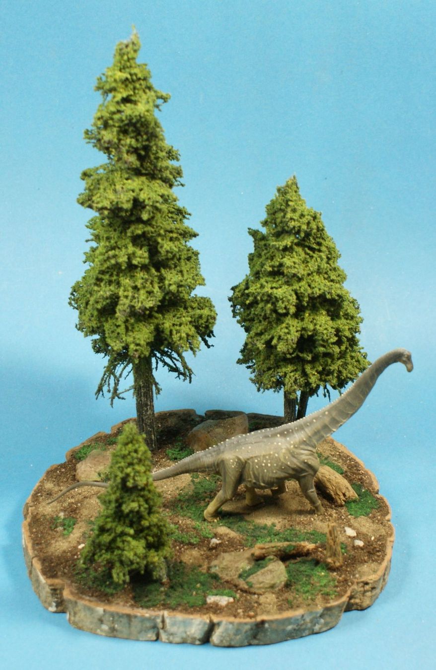 Figuren: Alamosaurus Diorama   1:144 (?) – Gebraucht aus Selzach von Ataraxus