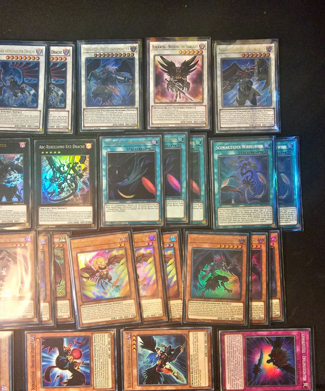 Yugioh Sammelbilder & Trading cards: Schwarzflügel Core Karten Yugioh – Gebraucht aus Bassersdorf von  1