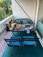 Balkon Möbel Set inkl. Tisch, Bank & 2 Stühle