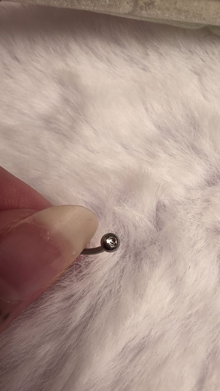 Bijoux piercing: Silbernes Piercing mit Steinen – Neuf (Voir description) à Widen par kev_f5vk 1