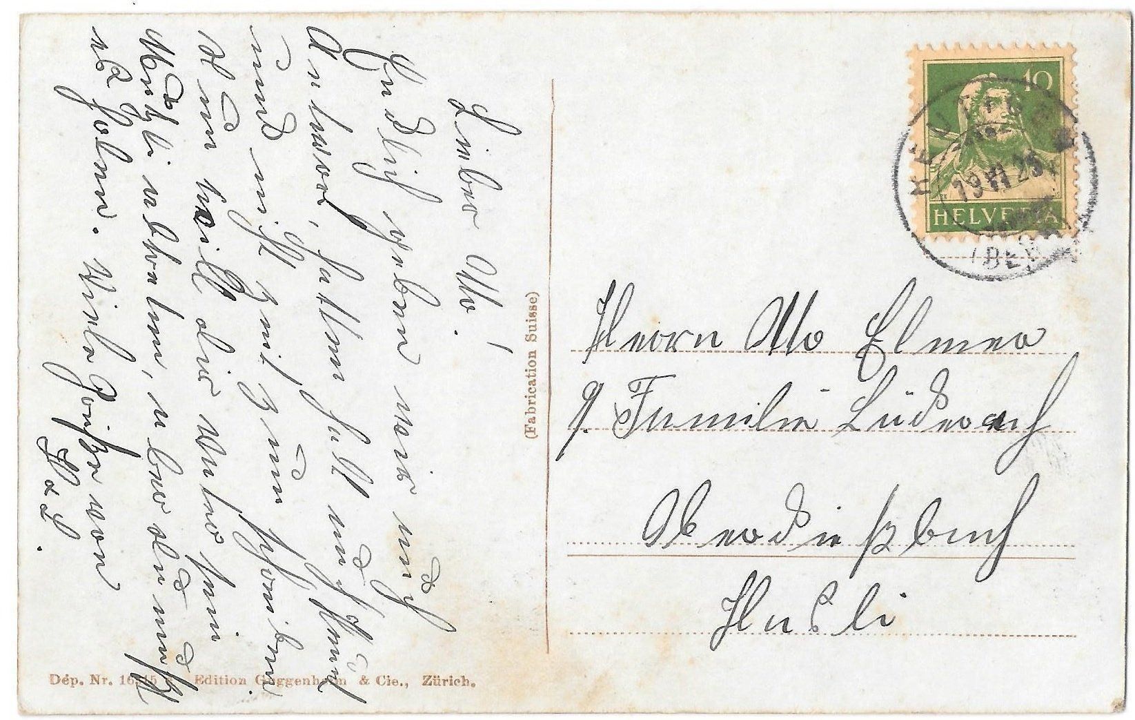 Cartoline postali: Wangen an der Aare Teilansicht – Usato da Olten venduto da clotaldi 1