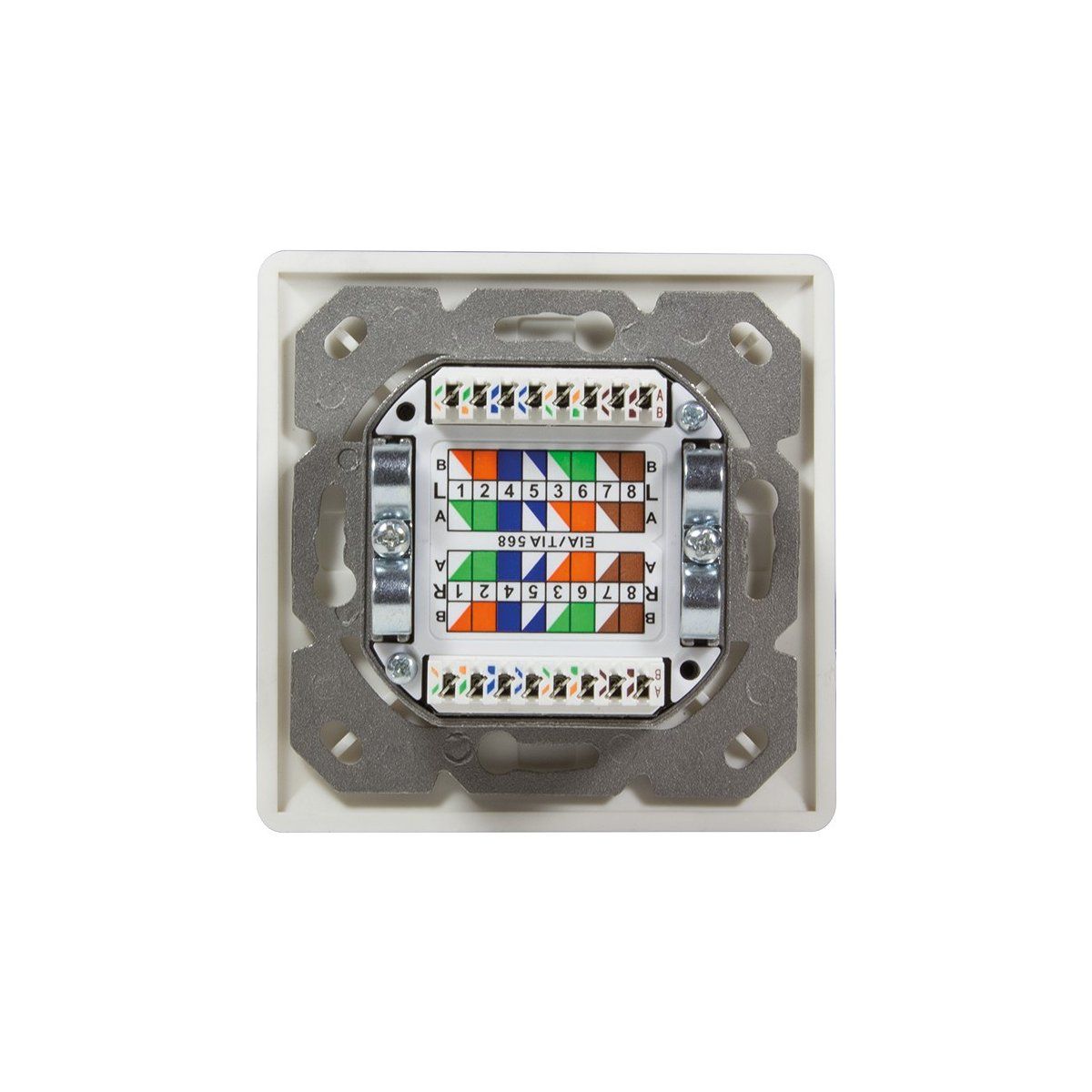 Spine: 1 Stück Netzwerkdose Cat6a Lan Dose – Nuovo e nell'imballaggio originale da Perlen venduto da shelbycobra 6