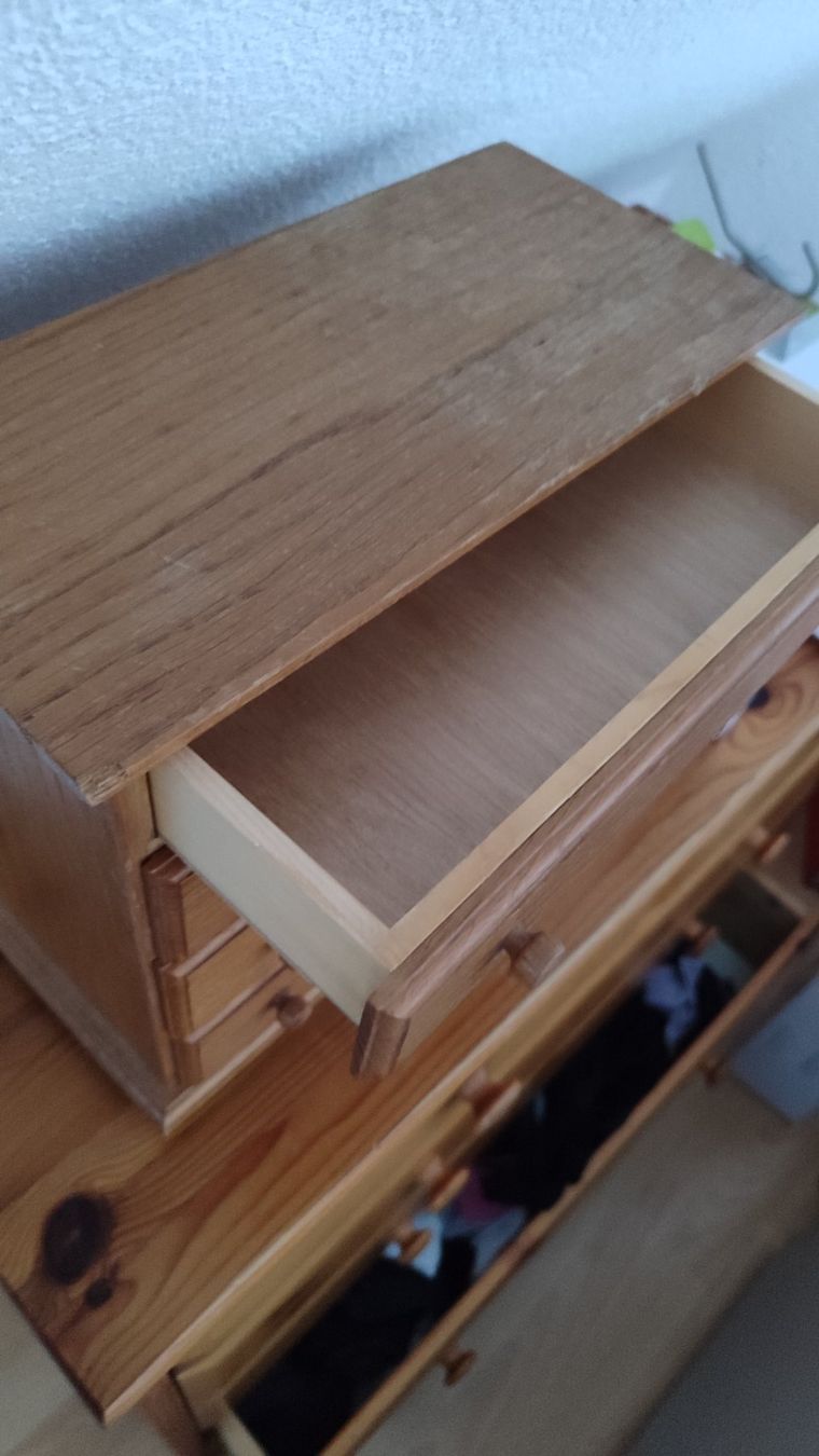 Cassettiere: Mini Kommode aus Holz mit vier Schubladen – Nuovo (secondo la descrizione) da Zürich venduto da nic_xm7s 2