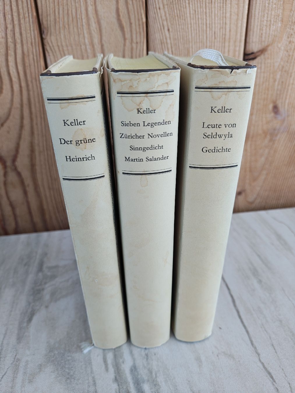 Libri: Gottfried Keller 3 Bücher – Usato da Schwyz venduto da Hollywood70