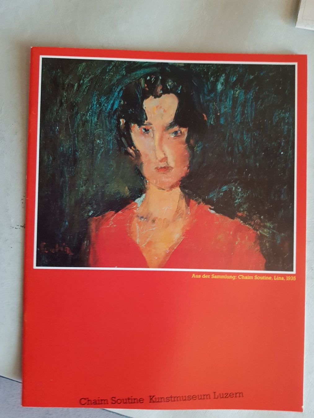 Libri: Chaim Soutine Kunstmuseum Luzern 1982 Katalogheft – Usato da Walterswil BE venduto da Lonitti