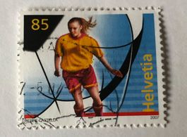 Nr. 1228 FUSSBALLERIN GESTEMPELT 2007   Siehe Original Fotos