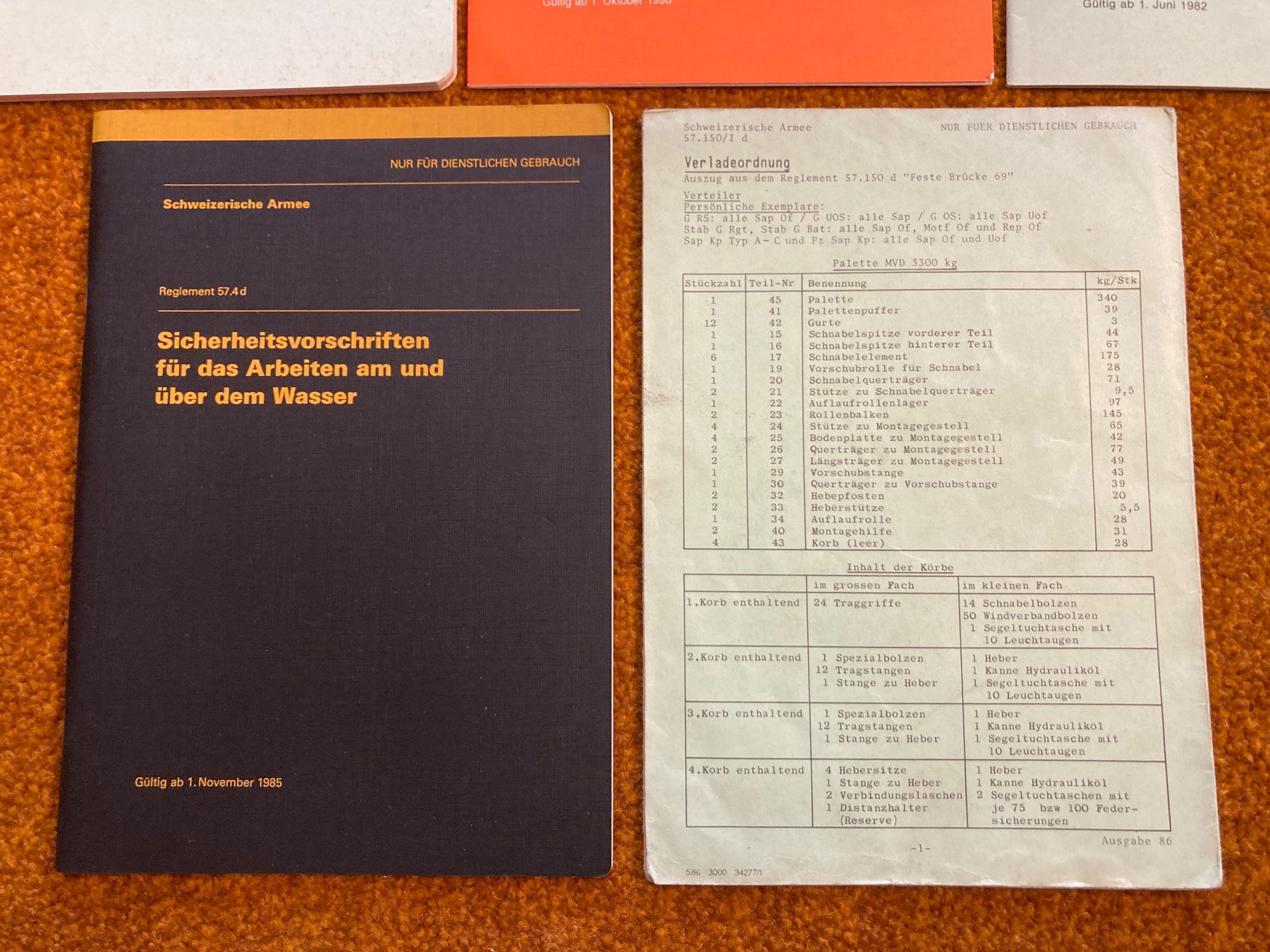 Bücher: 8 Reglemente der Schweizer Armee – Gebraucht aus Brütten von Hst1 2