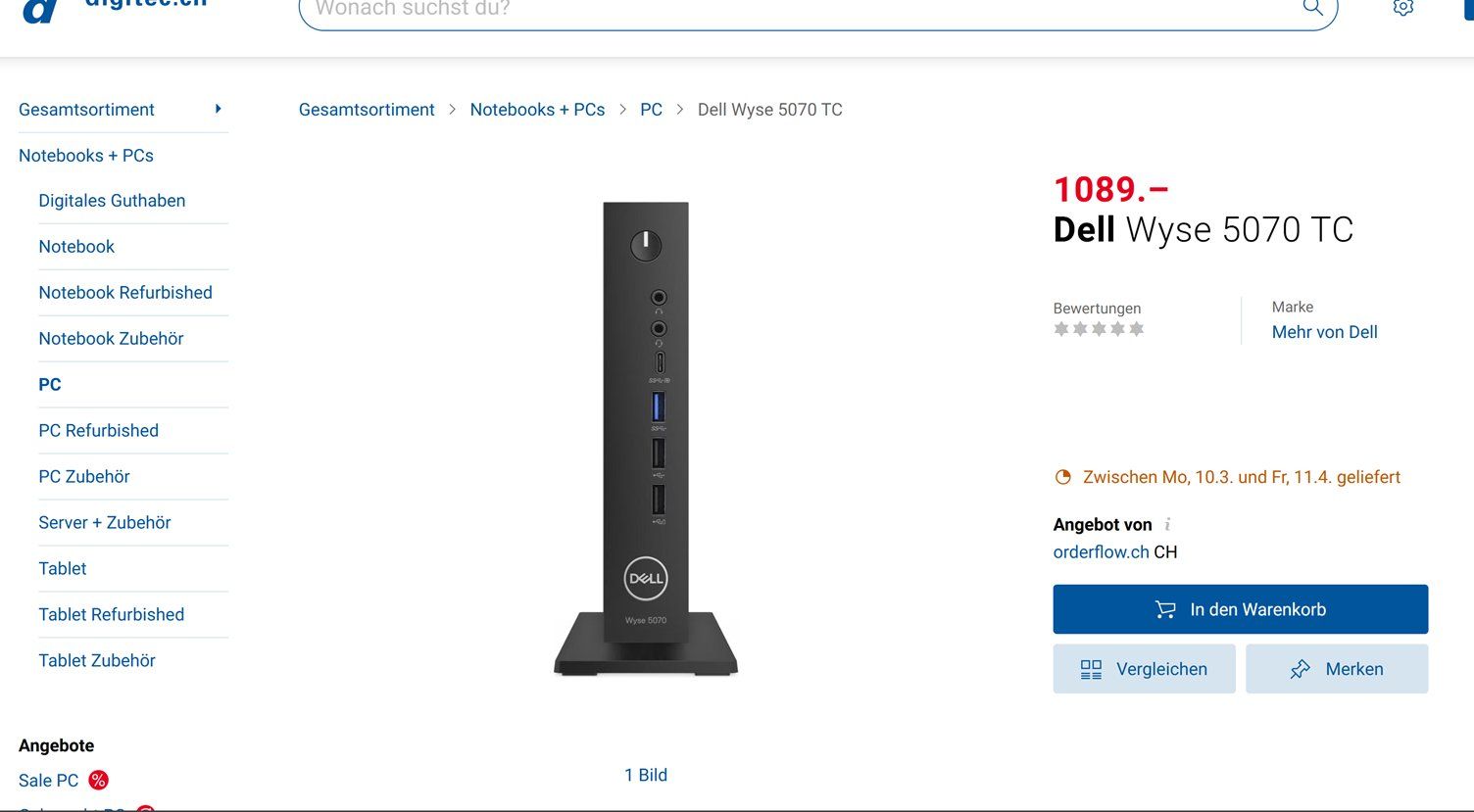 Dell PC: komplett DELL 5070, mit neusten Home-Assistant – Nuovo (secondo la descrizione) da Windisch venduto da Neclect 2