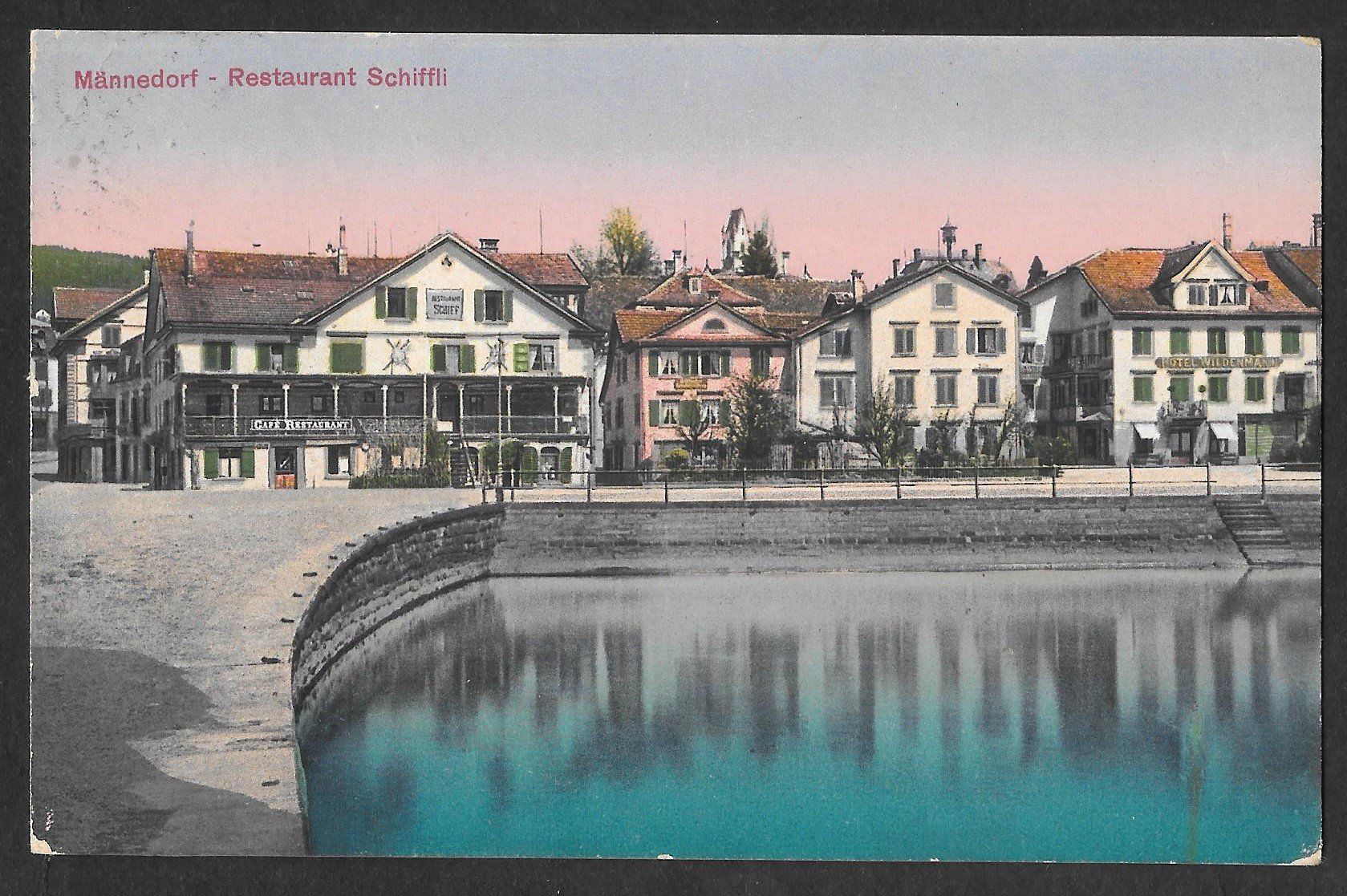 Cartes postales: Männedorf Restaurant Schiffli – D'occasion à Olten par clotaldi