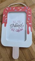 Sommerlicher Fotorahmen Eis am Stiel Deko Kinderzimmer 🍦