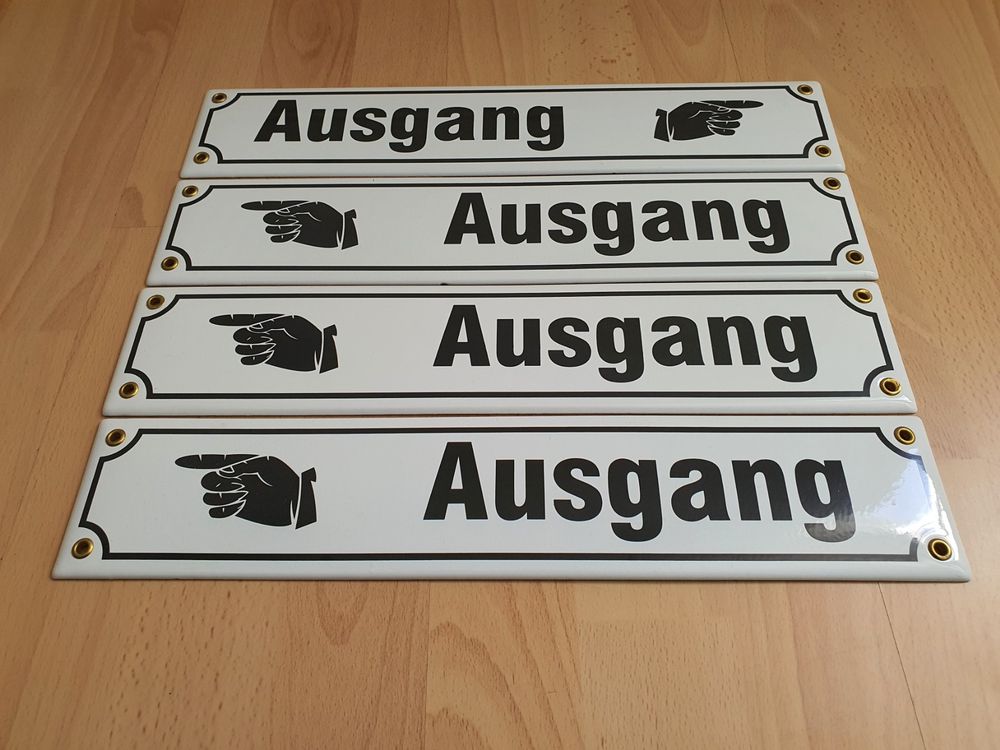 Wolfpack Schild 'Ausgang' Mit Treppenpfeil – 30 X 21 Cm, Normgerecht Nach DIN