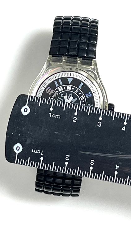 Coole Swatch Music Call Uhr, Kultuhr mit schwarzem Armband! 4