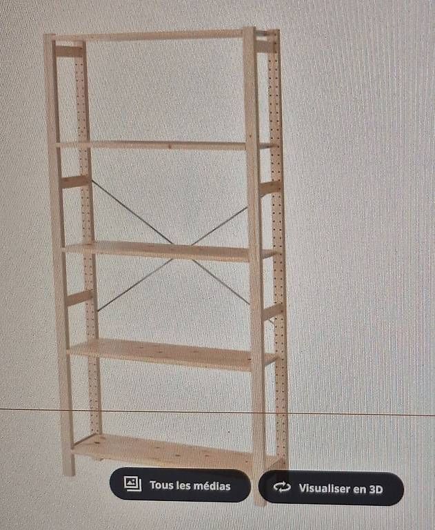 Scaffali: Etagère en bois Ikea IVAR – Usato da La Chaux-de-Fonds venduto da lgdm