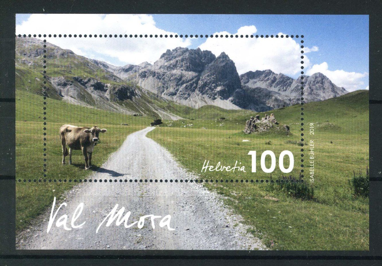 Tutti i francobolli: 2019, Sonderblock «Typische Schweizer Landschaft ** – Usato da Willisau venduto da Vollstempel
