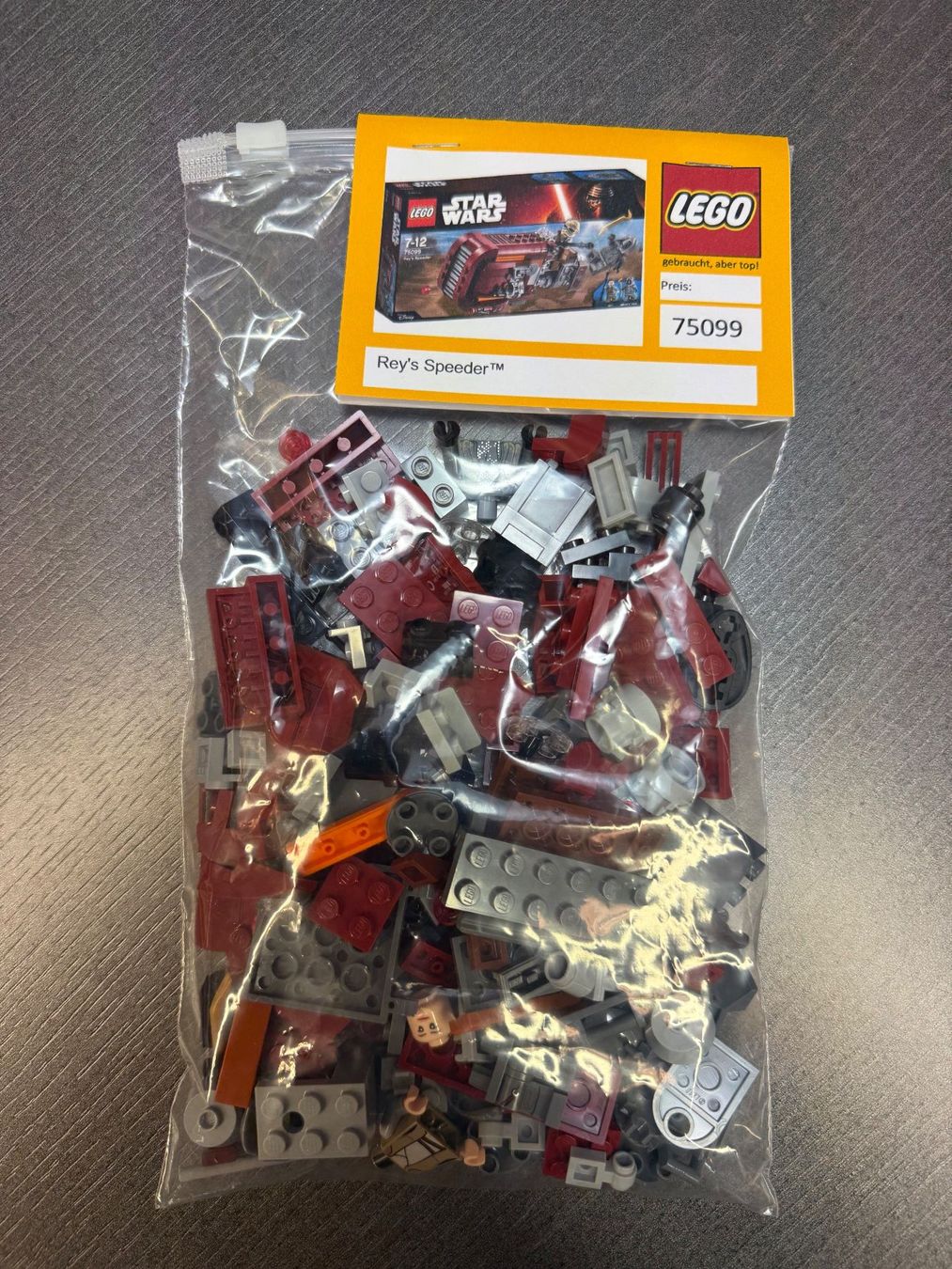 Lego Giocattoli: LEGO Star Wars Set: 75099  Rey's Speeder – Usato da Courtaman venduto da zweiligrafix