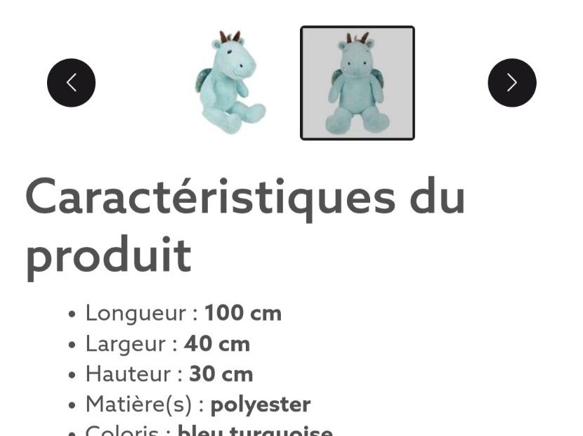 Giocattoli: Plüsch Drachen , ca. 100 cm – Usato da Villars-sur-Glâne venduto da snacks01 2