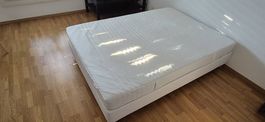 Lit 140x200 sommier ressort + matelas mémoire de forme