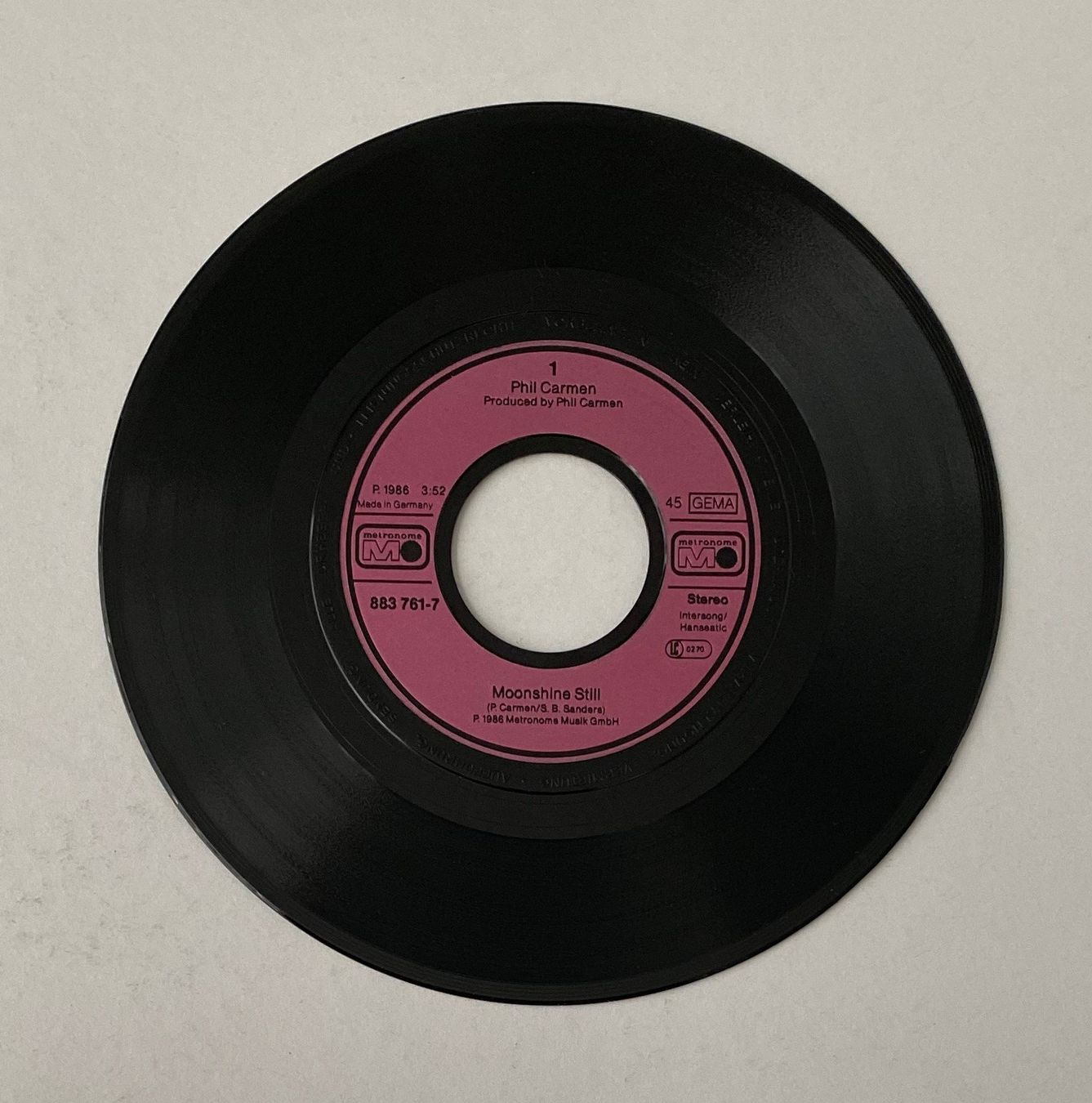Dischi in vinile: Phil Carmen, Moonshine Still – Usato da Flums venduto da Aebo1 2