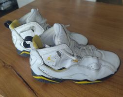 Sneakers Air Jordan 7 enfant blanc/jaune T35 occasion