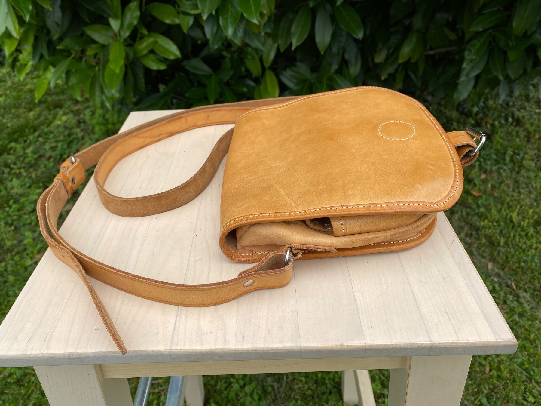Il mondo degli animali: schöne Jagdtasche aus Leder – Usato da Feldbach venduto da Fea1 2