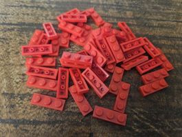 lego 3623 lot de 50 pièces Red Plate 1 x 3