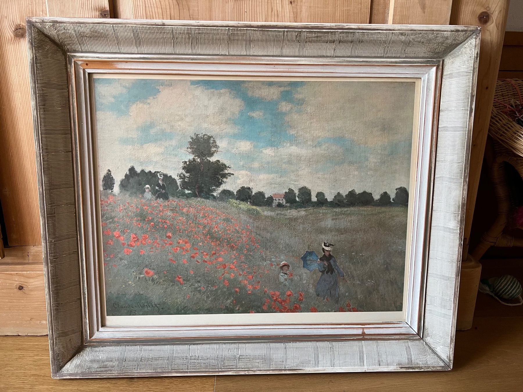Dipinti: Mohnfeld Gemälde, Aquarell, Kopie Monet – Usato da Zufikon venduto da minuue