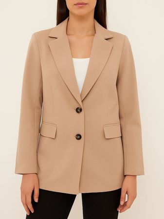 Beige Blazer SHEIN Gr S 36 damen Elegant Klassik Business 35
