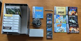 Nintendo DS Lite Silver Bundle with Games & Charger!
