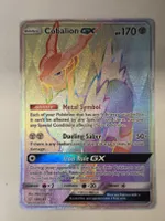 Pokémon Karte Kobalium GX Rainbow Rare 189/181 Zustand Top