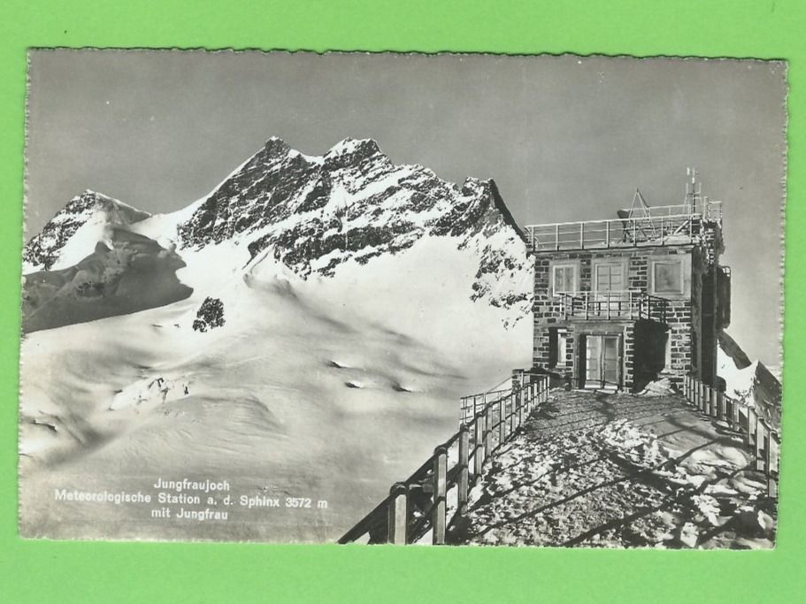 Ansichtskarten: Jungfraujoch Meteorologische Station – Neu (gemäss Beschreibung) aus Zürich von t24_de