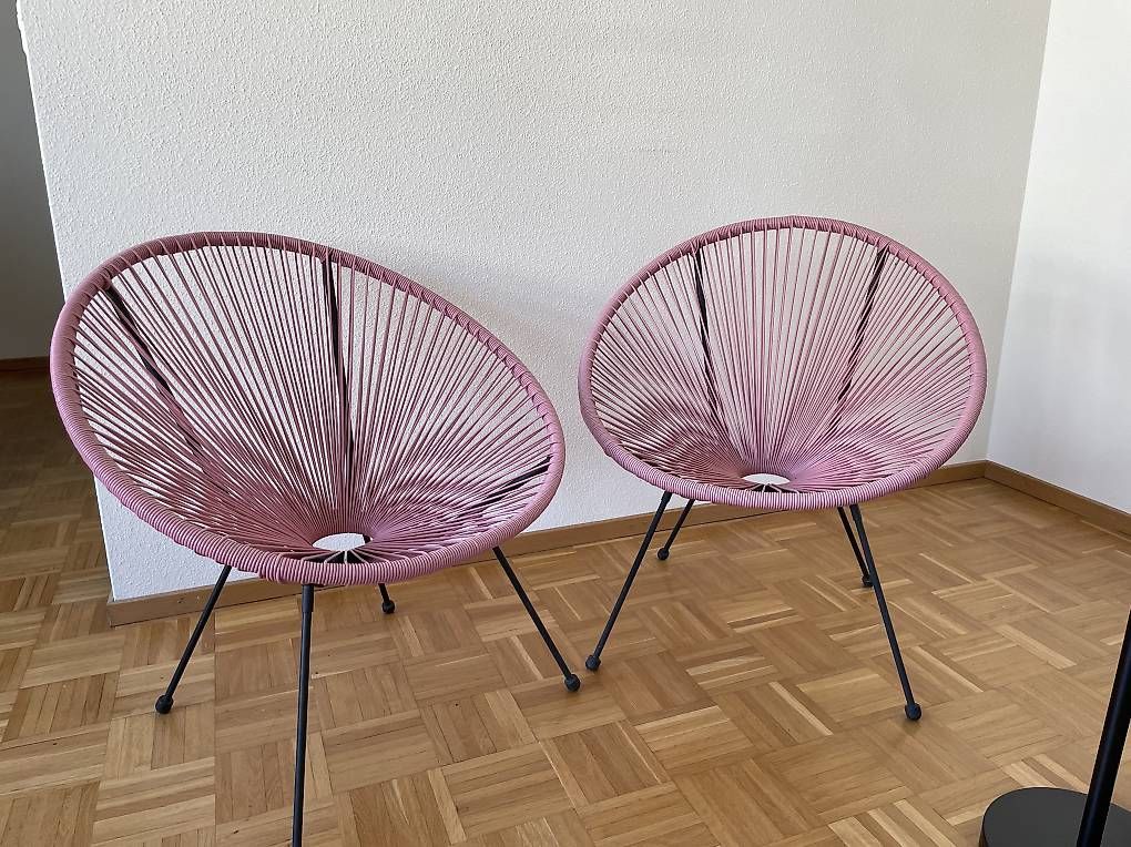 Sedie: Gartensessel / Gartenstühle, rosa  – Usato da Zürich venduto da reb_rhb8