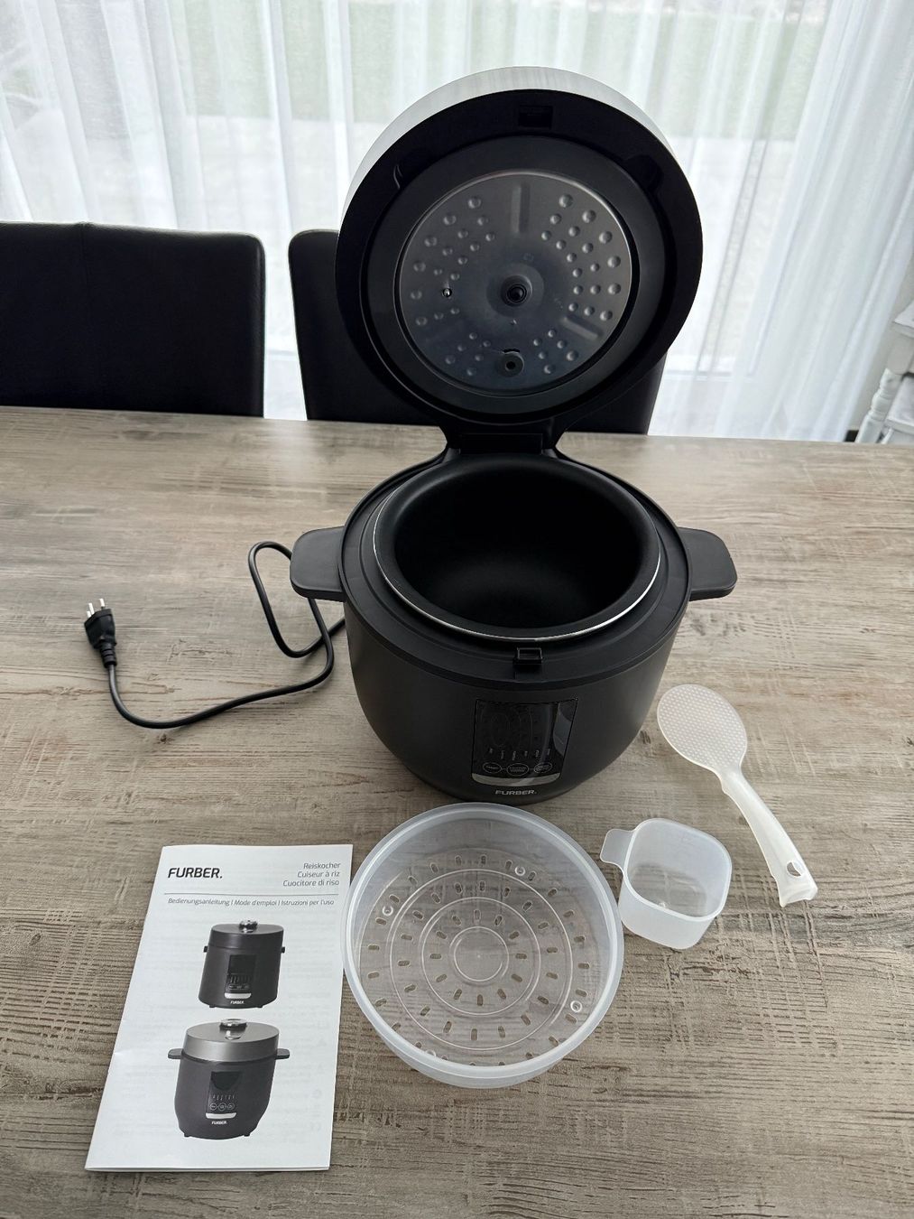 Elettrodomestici da cucina: Furber Reiskocher KUN 2.8 L, Schwarz – Usato da Wolfwil venduto da Inseider12
