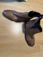 Braune Lederstifeletten