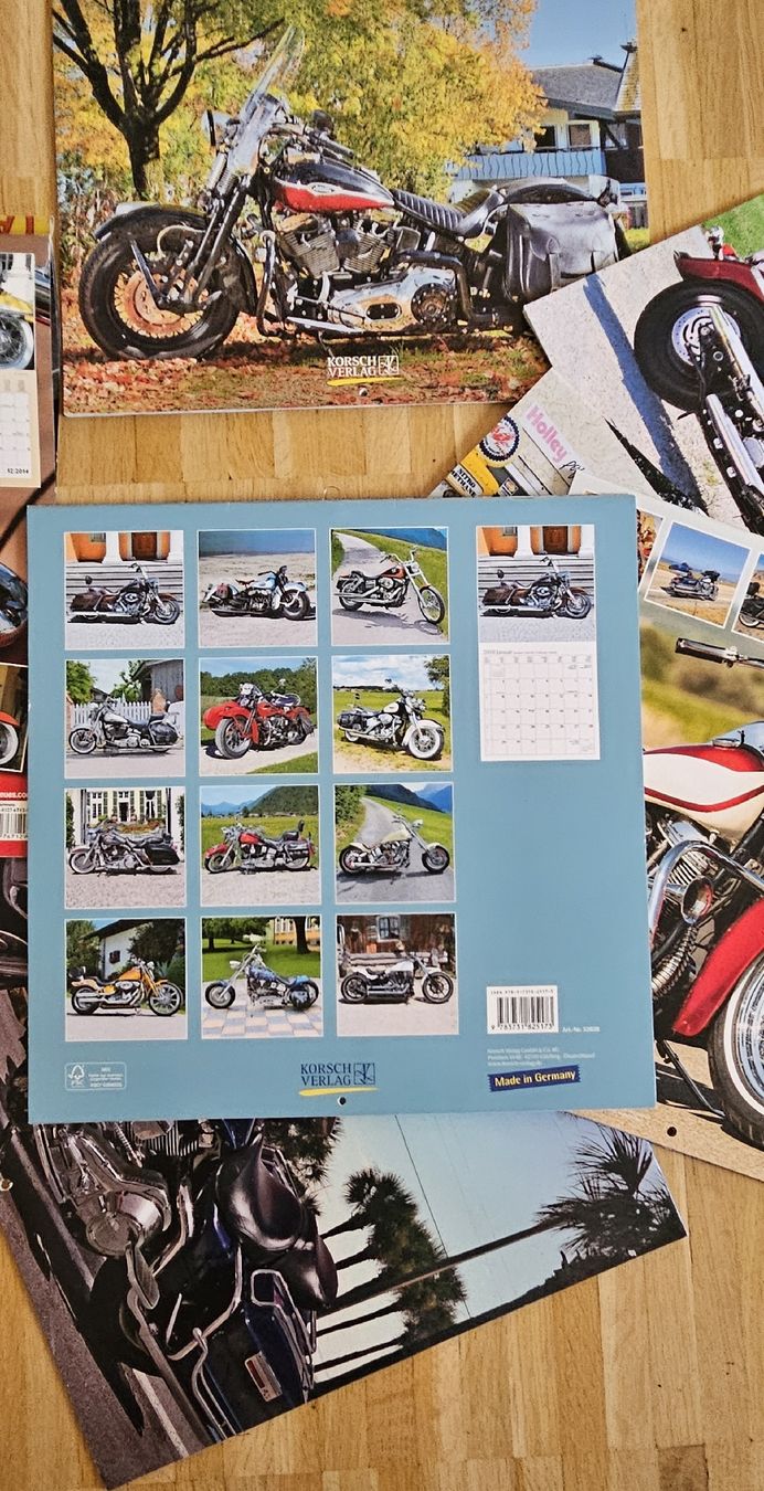 Calendari: Harley Davidson 7 Kalender! – Usato da herisau venduto da Florusa 2
