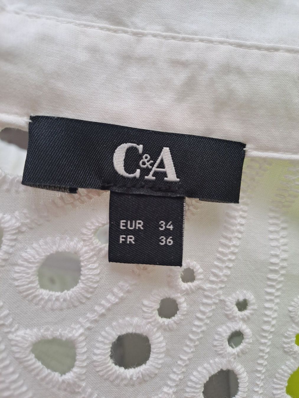 C&A Camicette: Statement-Bluse weiss C&A 34 – Nuovo (secondo la descrizione) da Volketswil venduto da ronbons 6