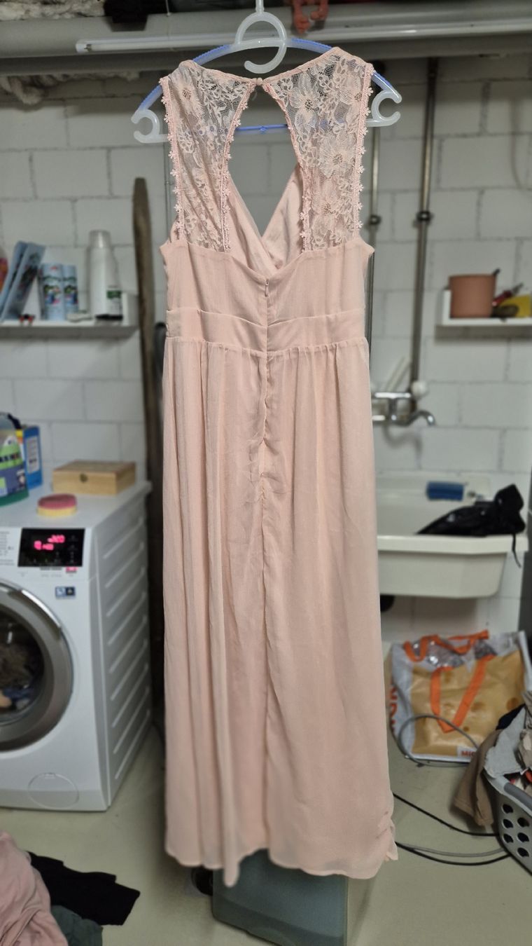 Vila Vestiti: Kleid VILA Grösse 44 rosa Spitze Abendkleid – Usato da Bremgarten AG venduto da SG2289 2