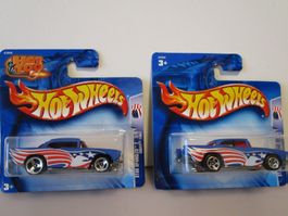 2 HOT WHEELS CHEVY 1957 - B3846 VARIANTE