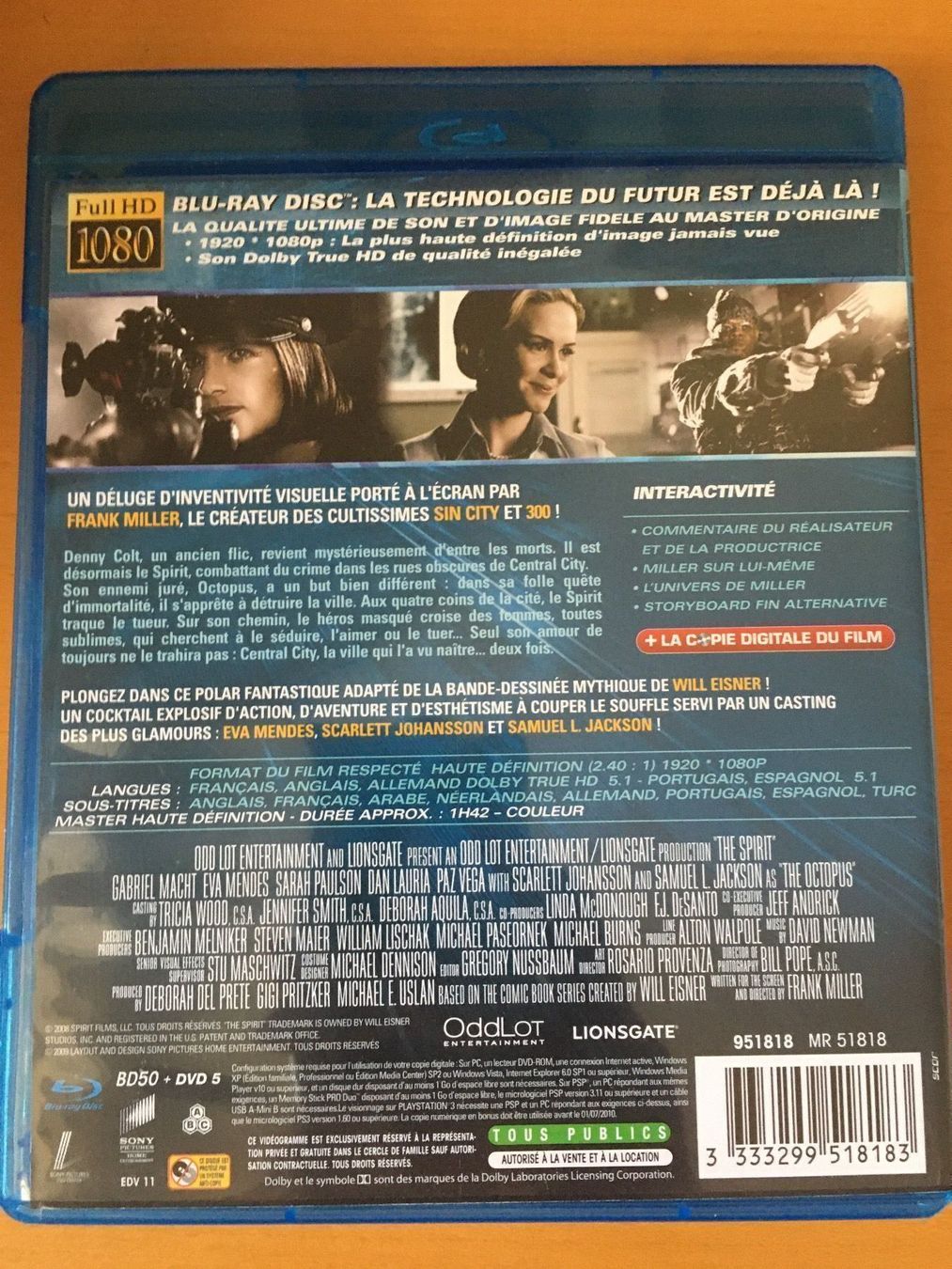 Alle DVDs: The Spirit (Blu-Ray) – Gebraucht aus Neuchâtel von Tradeboi 1