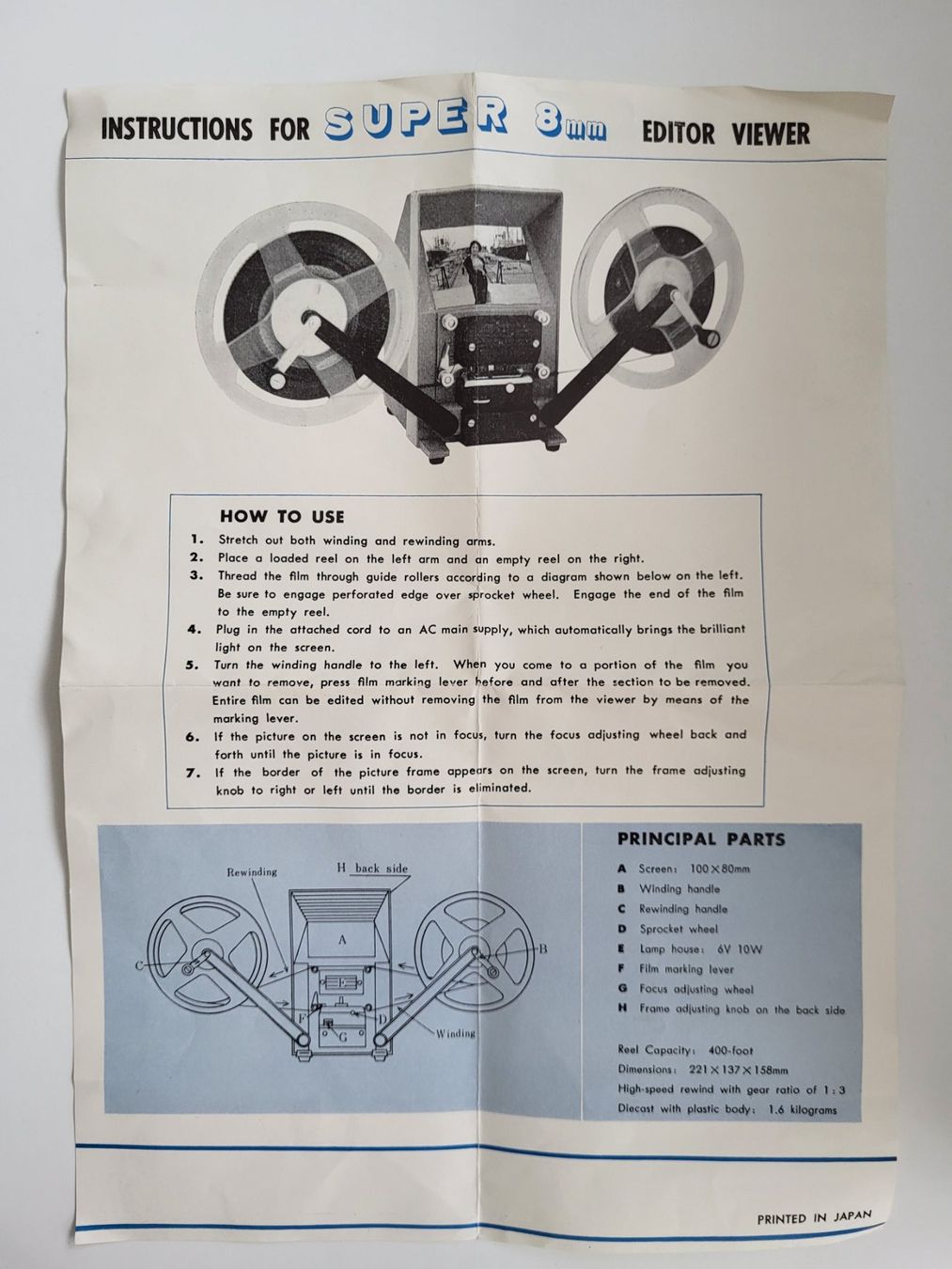 Home Cinema: Super-8 Editore - Mighty - evt. für Bastler? – Usato da Eschlikon TG venduto da Hirzliblick 5