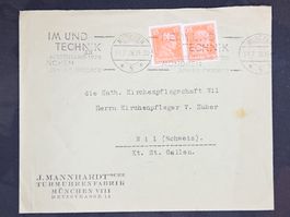CL25 Enveloppe + Timbre Allemagne 1928