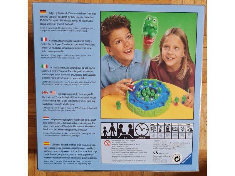 Giochi: Kinderspiel "Froggy" – Nuovo e nell'imballaggio originale da Zürich venduto da Desmond01 1